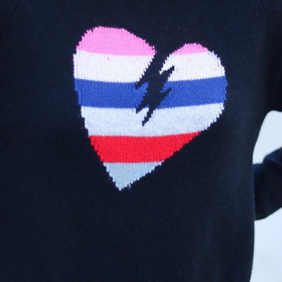 NWT - Zadig & Voltaire Baly Bis Cashmere Sweater (#10323) - Picture 5 of 12